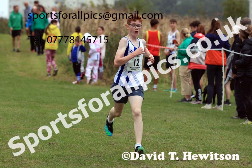 Boys and Girls Under-15s, 2024 Sunderland XC Relays.  Photo: David T. Hewitson/Sports for All Pics